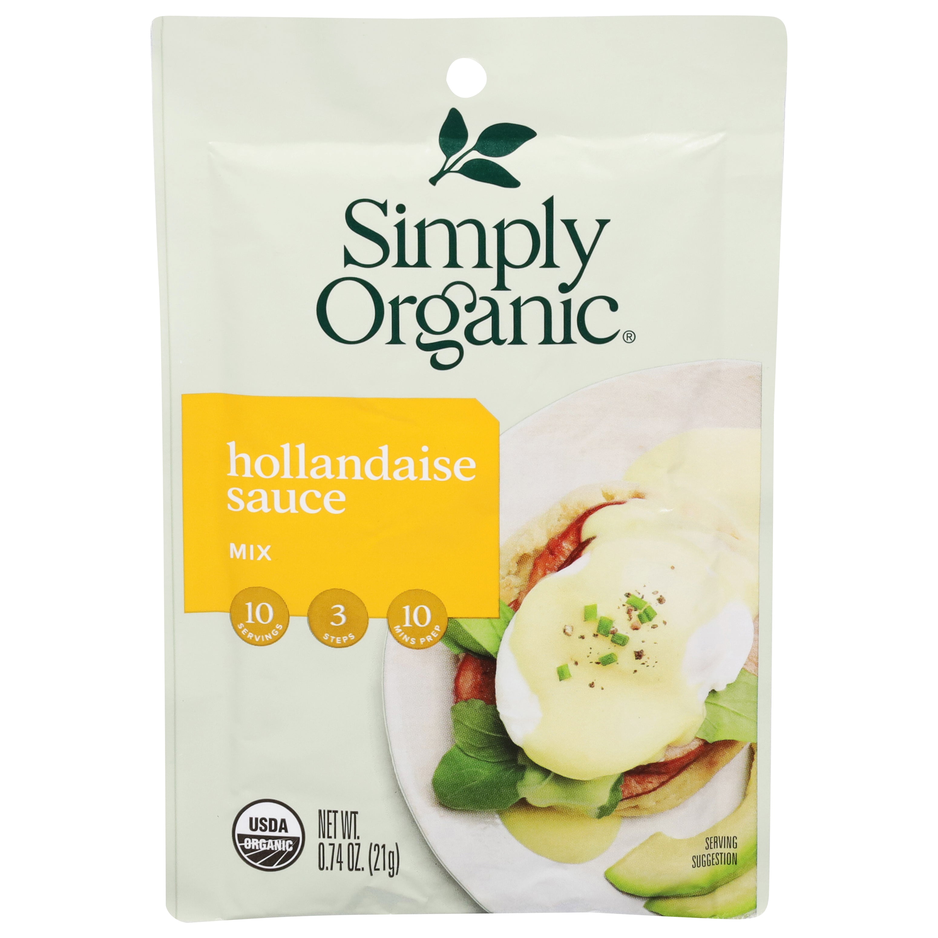 Simply Organic Hollandaise Sauce Mix 0.74 oz - Case of 12