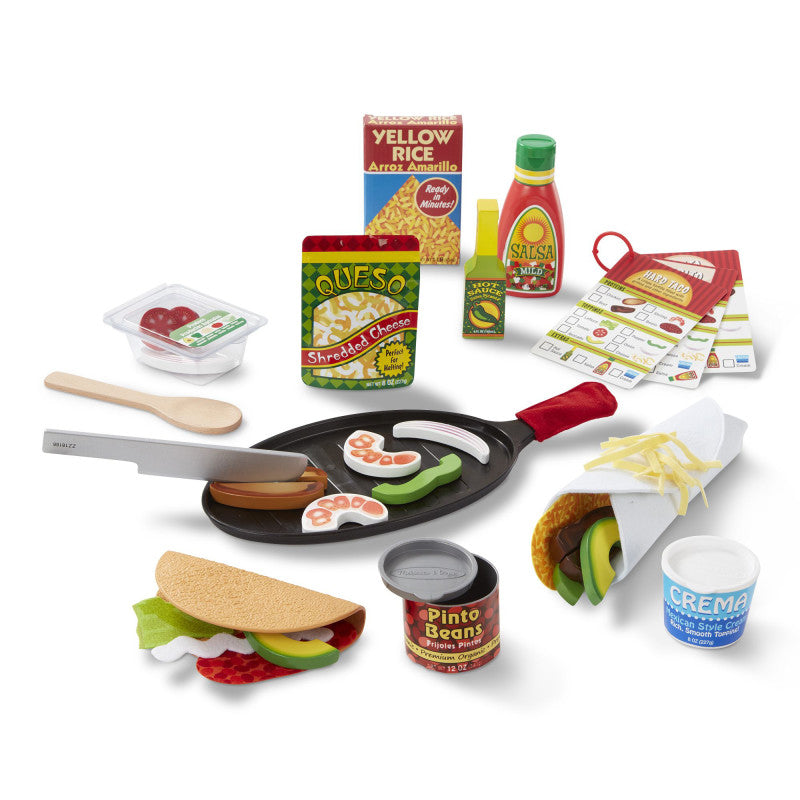 MELISSA & DOUG - Fill & Fold Taco & Tortilla Set