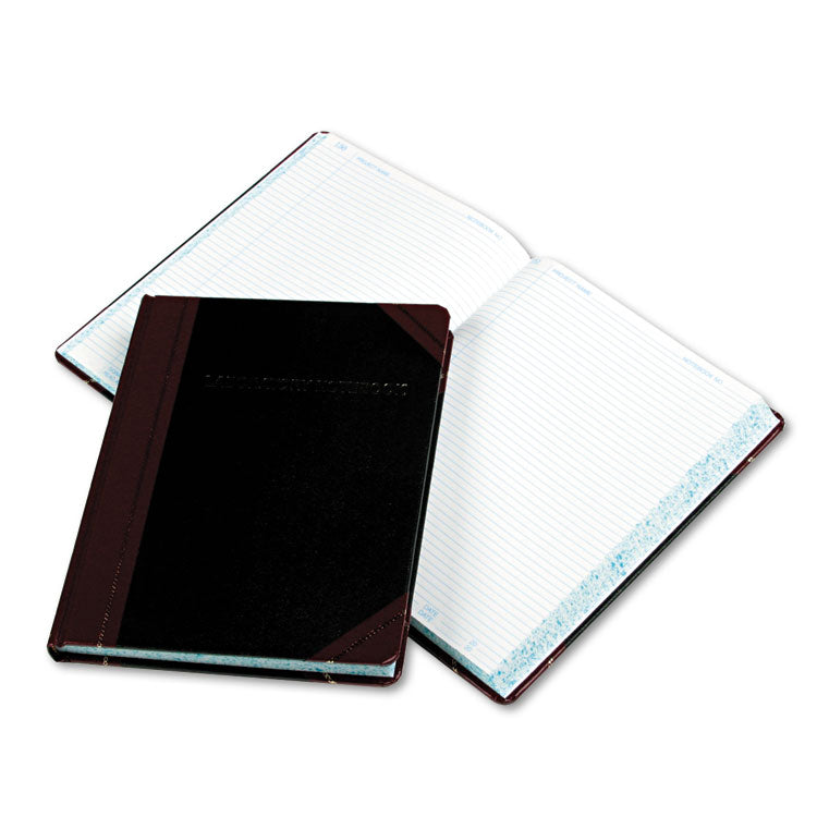 Boorum & Pease - Laboratory Notebook, Data/Lab-Record Format, Black/Red Cover, (300) 10.38 x 8.13 Sheets
