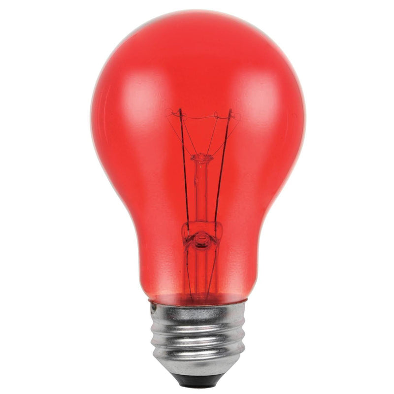 WESTINGHOUSE - Westinghouse 25 W A19 A-Line Incandescent Bulb E26 (Medium) Red 1 pk