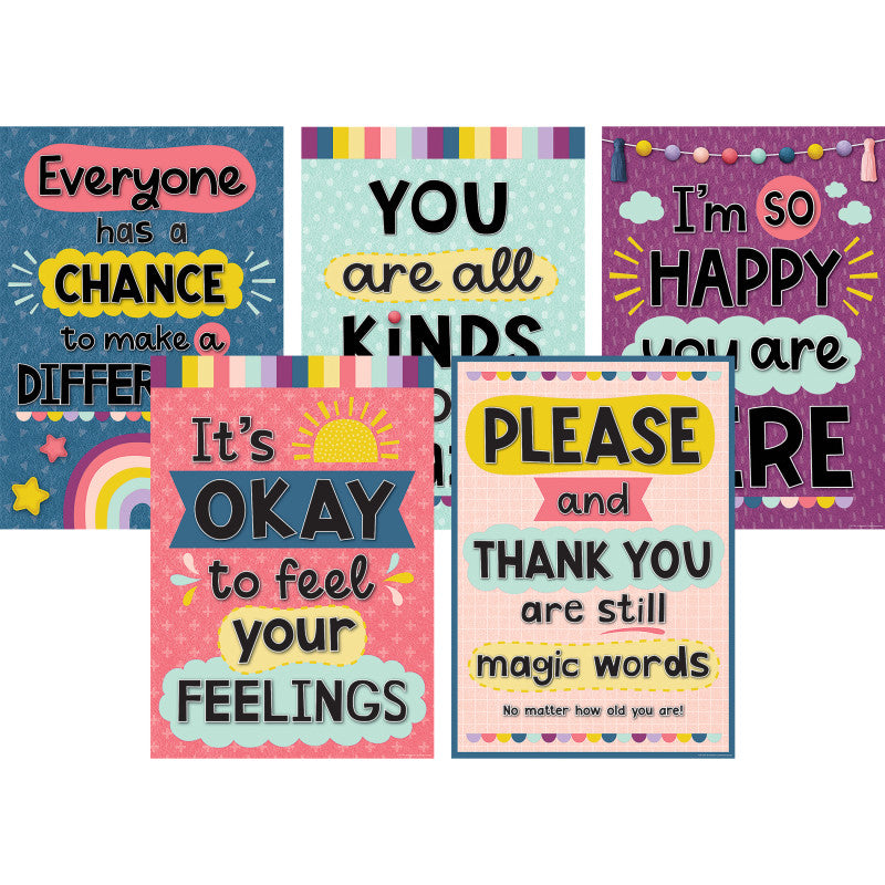 TEACHER CREATED RESOURCES - Oh Happy Day Poster Pack, 5 Posters