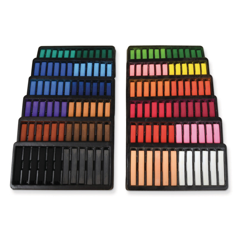 CREATIVITY STREET - Square Artist Pastels, 24 Assorted Colors, 6 Each, 2-3/8" x 3/8" x 3/8", 144 Pieces