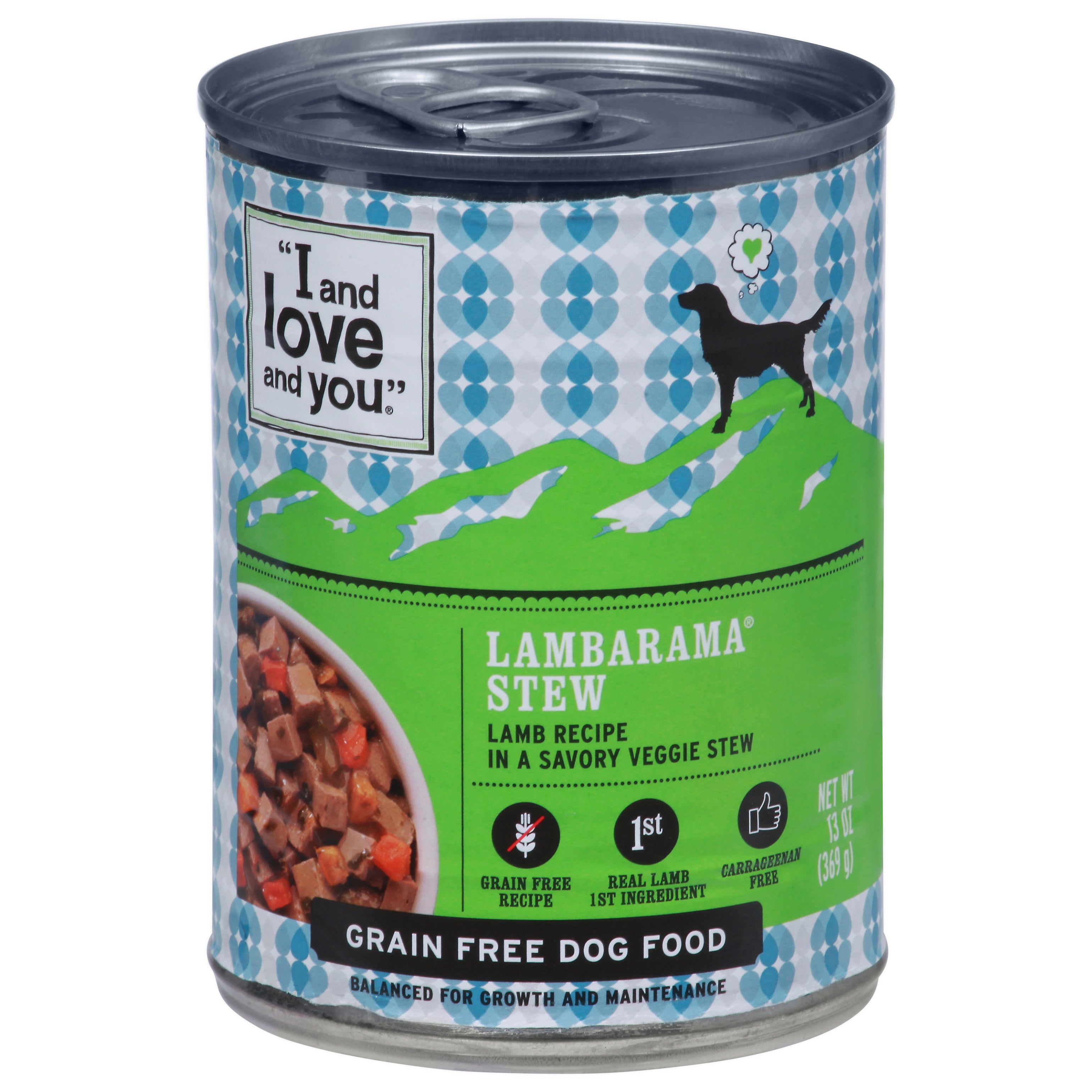 I and Love and You Grain Free Lambarama Stew Dog Food 13 oz - Case of 12