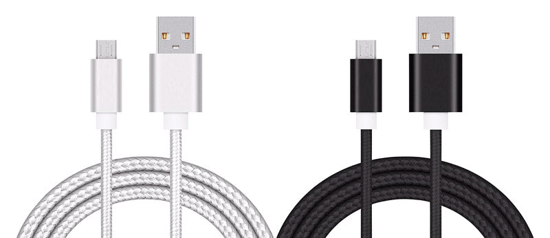 FABCORDZ - FabCordz 6 ft. L USB Charging and Sync Cable 2 pk [SOY-022]