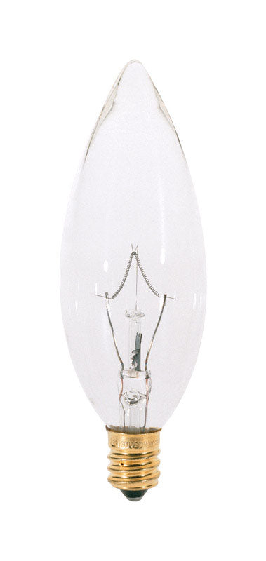 SATCO - Satco 25 W BA9.5 Chandelier Incandescent Bulb E12 (Candelabra) Soft White 1 pk - Case of 25 [S3282]