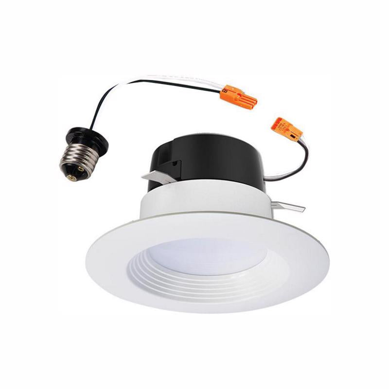 HALO - Halo Matte White 4 in. W Plastic LED Retrofit Recessed Lighting 8 W