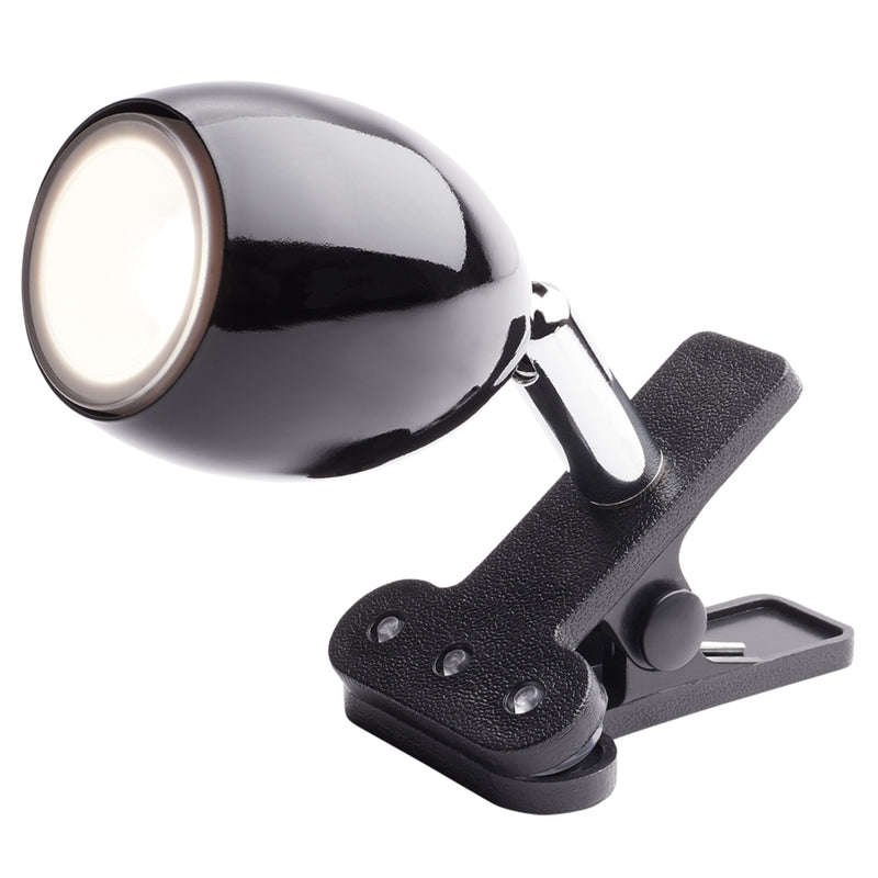 NEWHOUSE LIGHTING - Newhouse Lighting Joe 4 in. Black Mini Clip-On Lamp