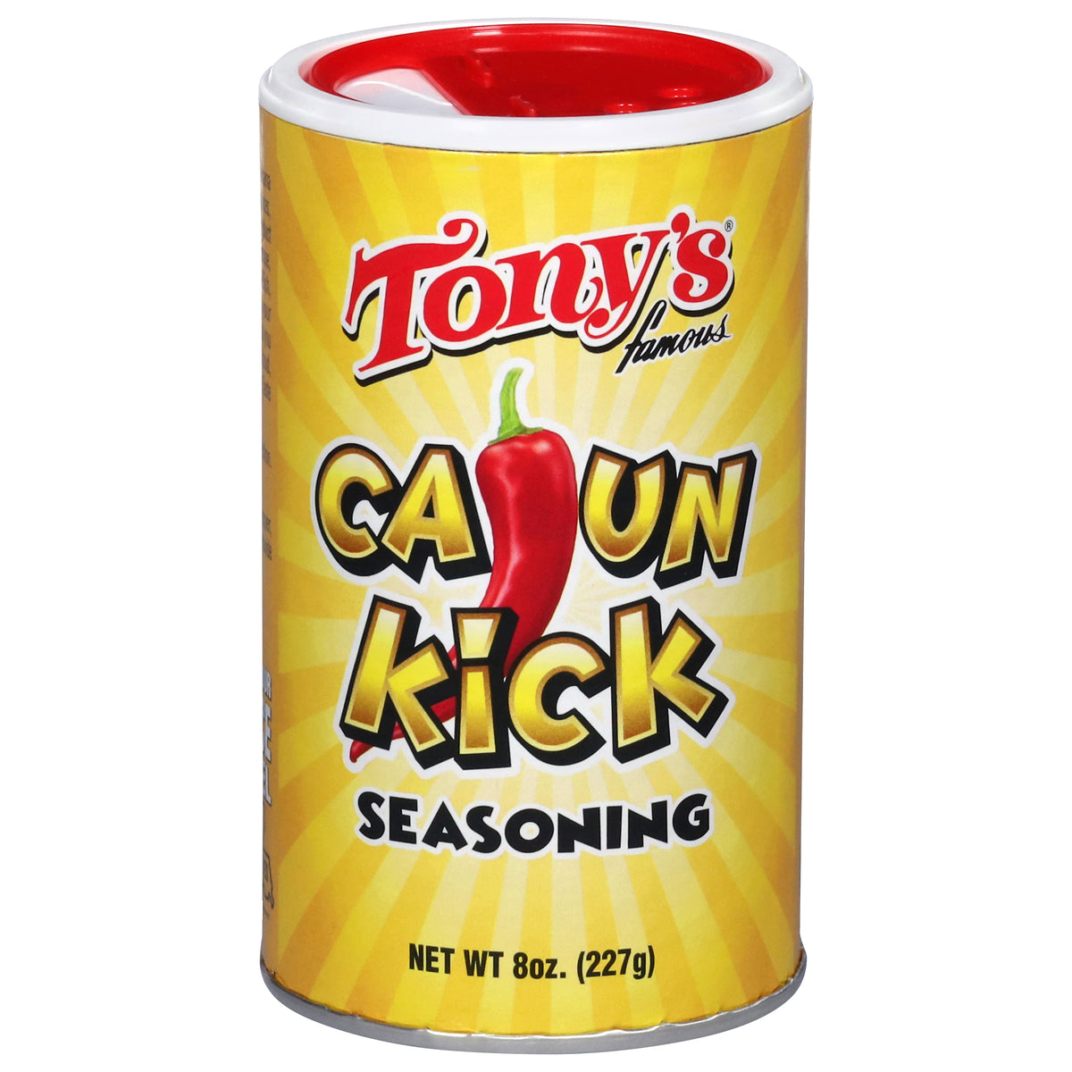 Tony's Cajun Kick Seasoning 8 oz - Case of 6
