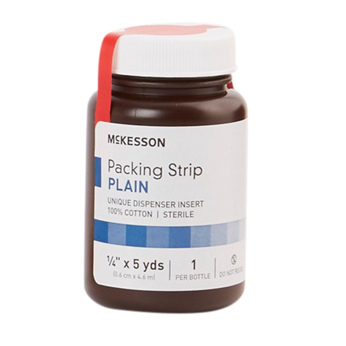 McKesson Brand - Wound Packing Strip McKesson Non-Impregnated 1/4 Inch X 5 Yard Sterile Plain [1/BT]