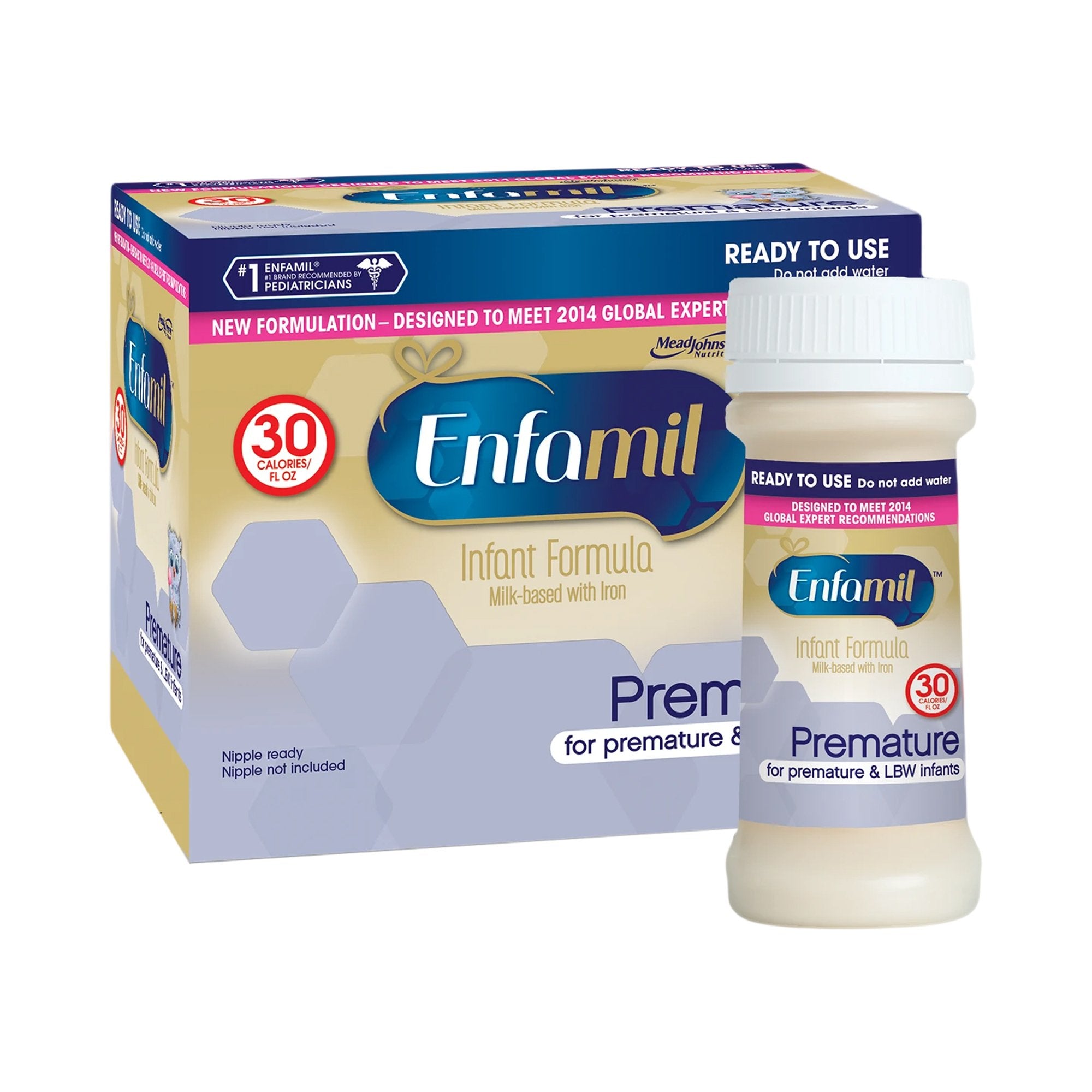 Mead Johnson - Infant Formula Nutramigen™ with Enflora LGG® Unflavored 2 oz. Nursette Bottle Liquid Milk-Based Premature [6/PK]