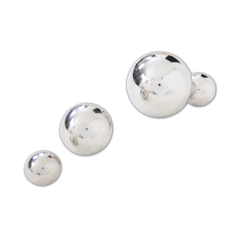 TICKIT - Sensory Reflective Balls - Silver - Set of 4