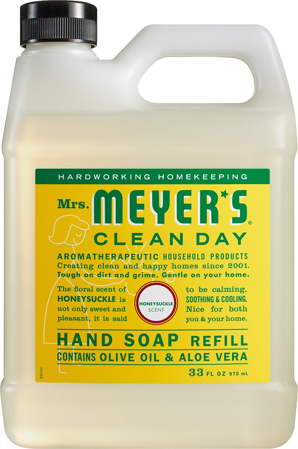 Mrs Meyers Clean Day Refill Honeysuckle Scent Hand Soap 33 oz - Case of 6