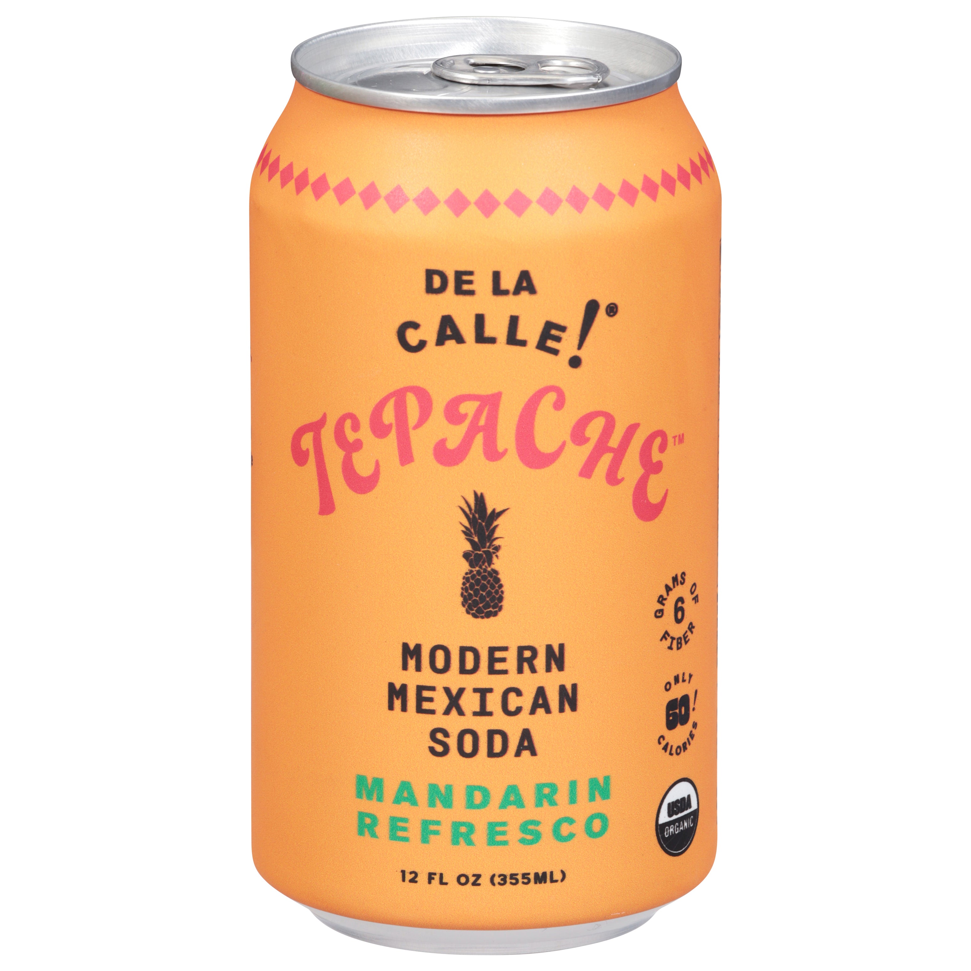 De La Calle! Modern Mexican Mandarin Refresco Soda 12 fl oz - Case of 12