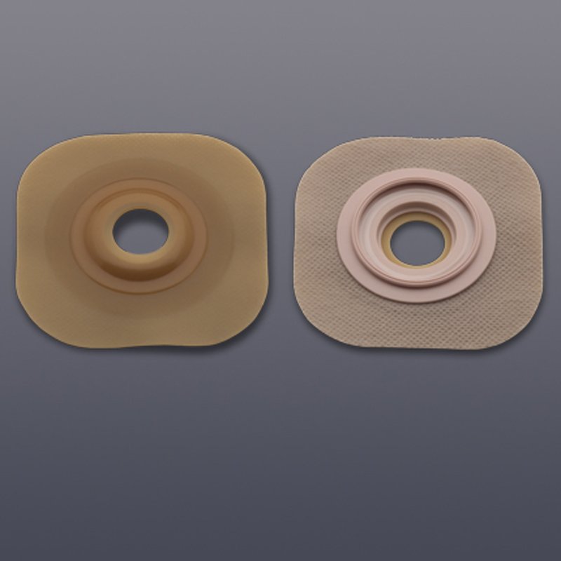 Hollister - Ostomy Barrier New Image™ Flextend™ Precut, Extended Wear Without Tape 57 mm Flange Red Code System Hydrocolloid 1-1/4 Inch Opening [5/BX]