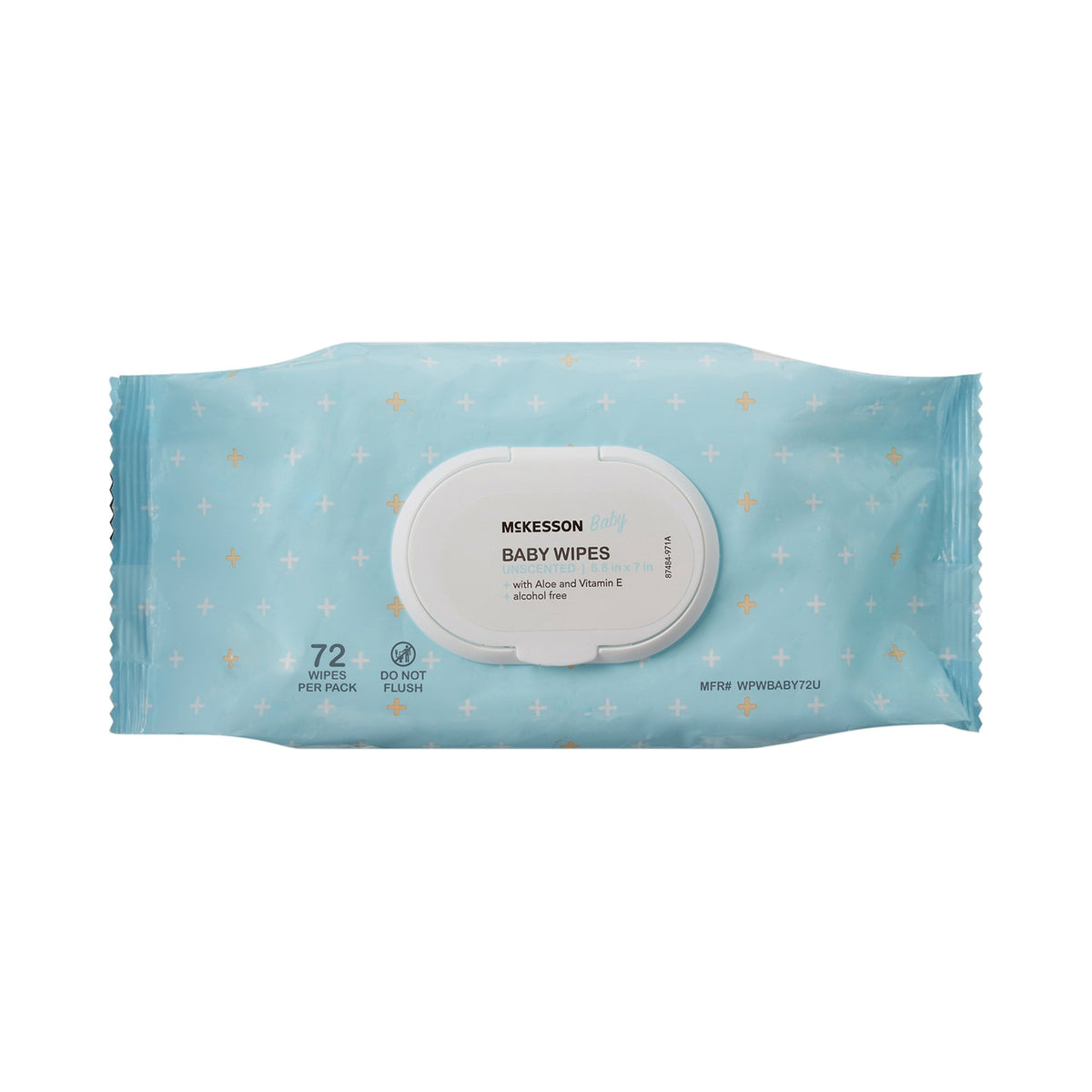 McKesson Brand - Baby Wipe McKesson Soft Pack Unscented 72 Count [72/PK]