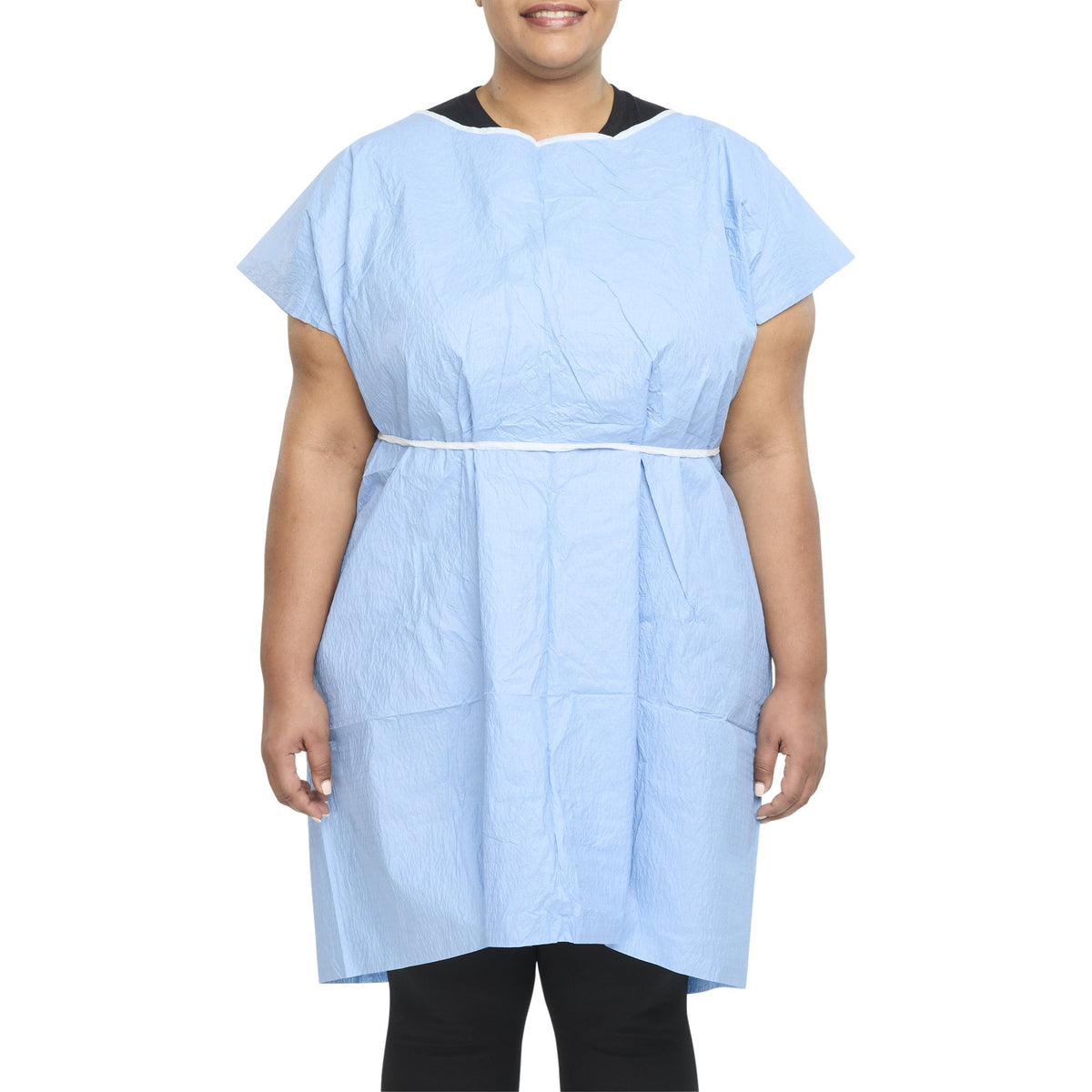 Graham Medical Products - Patient Exam Gown X-Large Blue Disposable [25/CS]