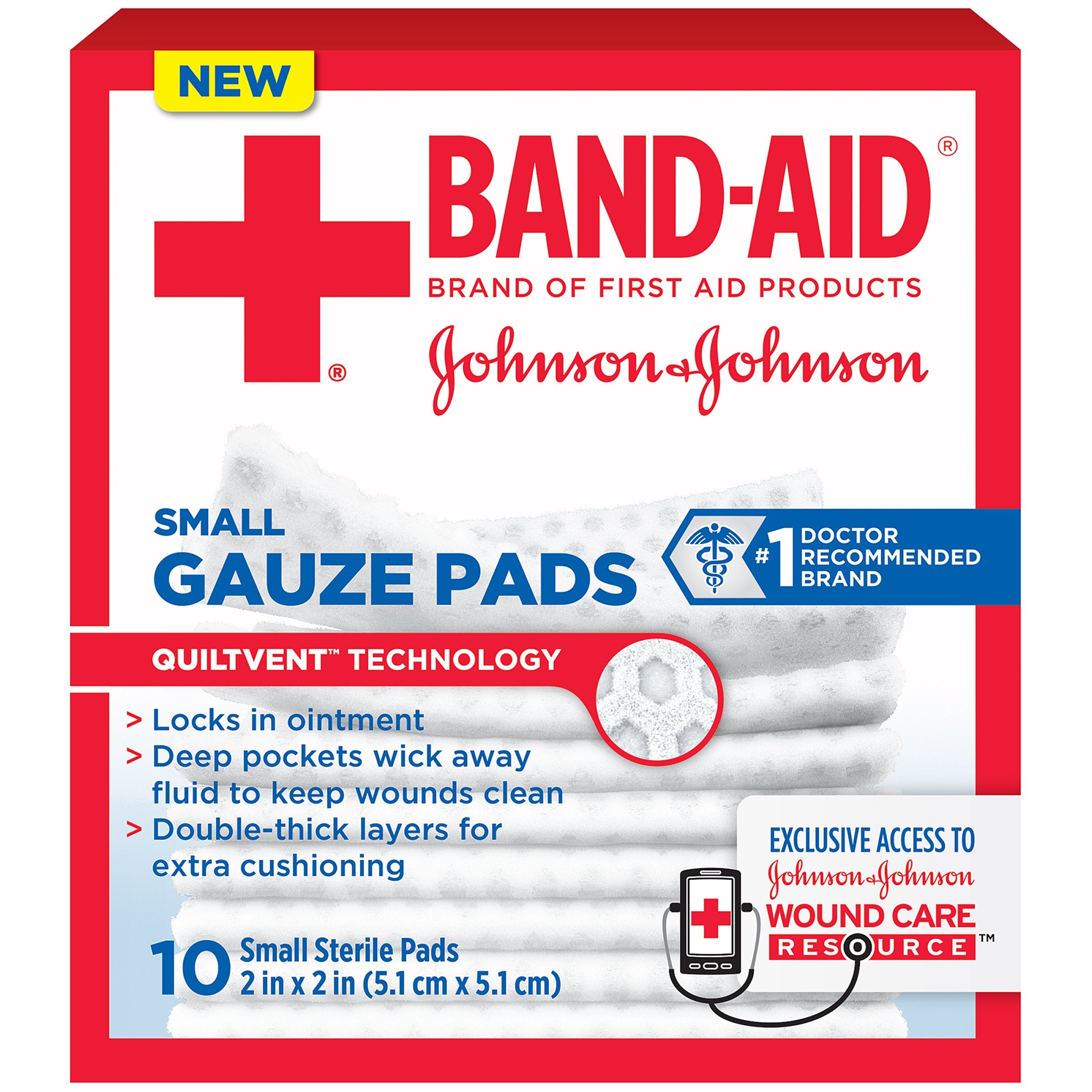 Johnson & Johnson Consumer - Gauze Sponge Band-Aid® 2 X 2 Inch Sterile 1 per Pack [240/CS]