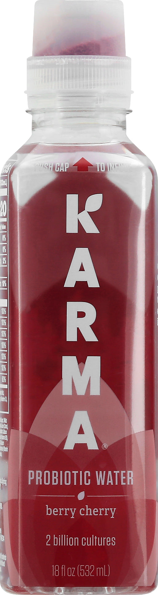 Karma Berry Cherry Probiotic Water 18 oz - Case of 12