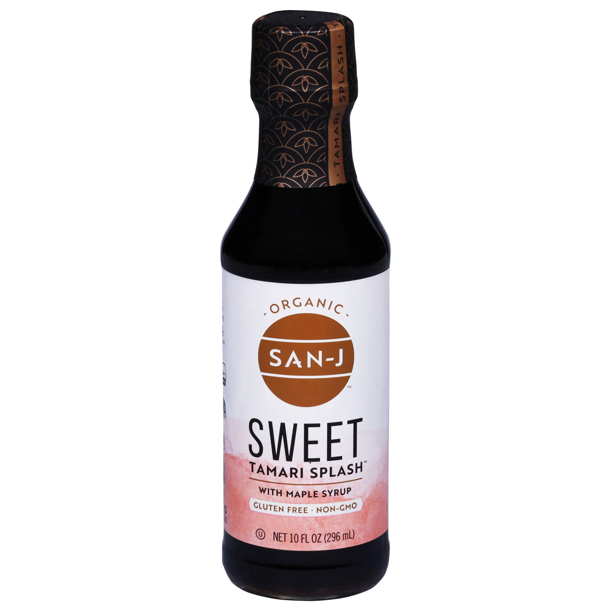 San-J Organic Sweet Tamari Splash with Maple Syrup 10 fl oz - Case of 6
