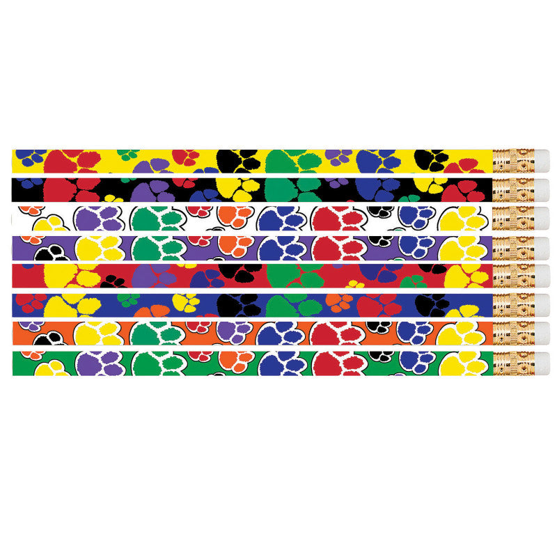 MUSGRAVE PENCIL COMPANY - Paw Power Motivational Pencils, 12 Per Pack, 12 Packs