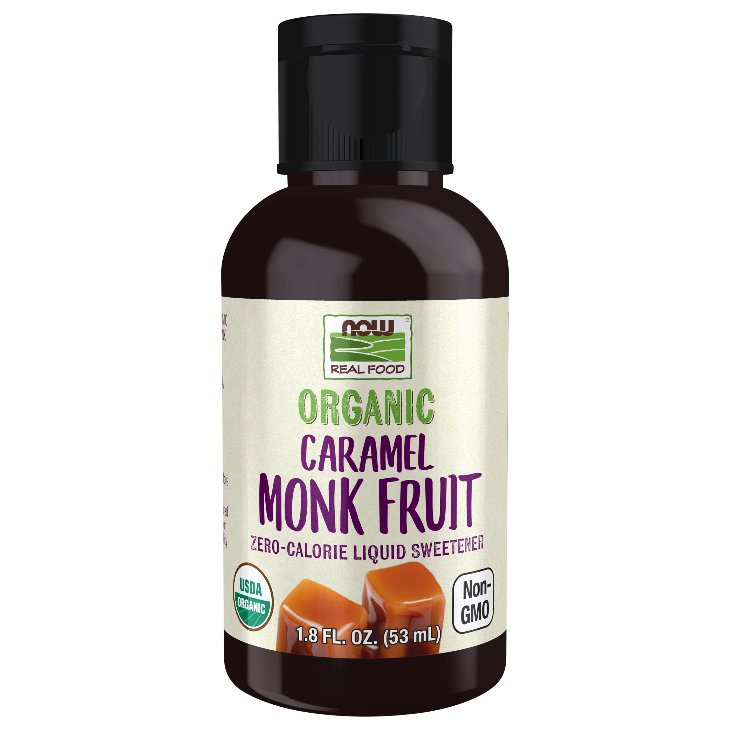Monk Fruit Caramel Liquid, Organic - 1.8 fl. oz. - Case of 9