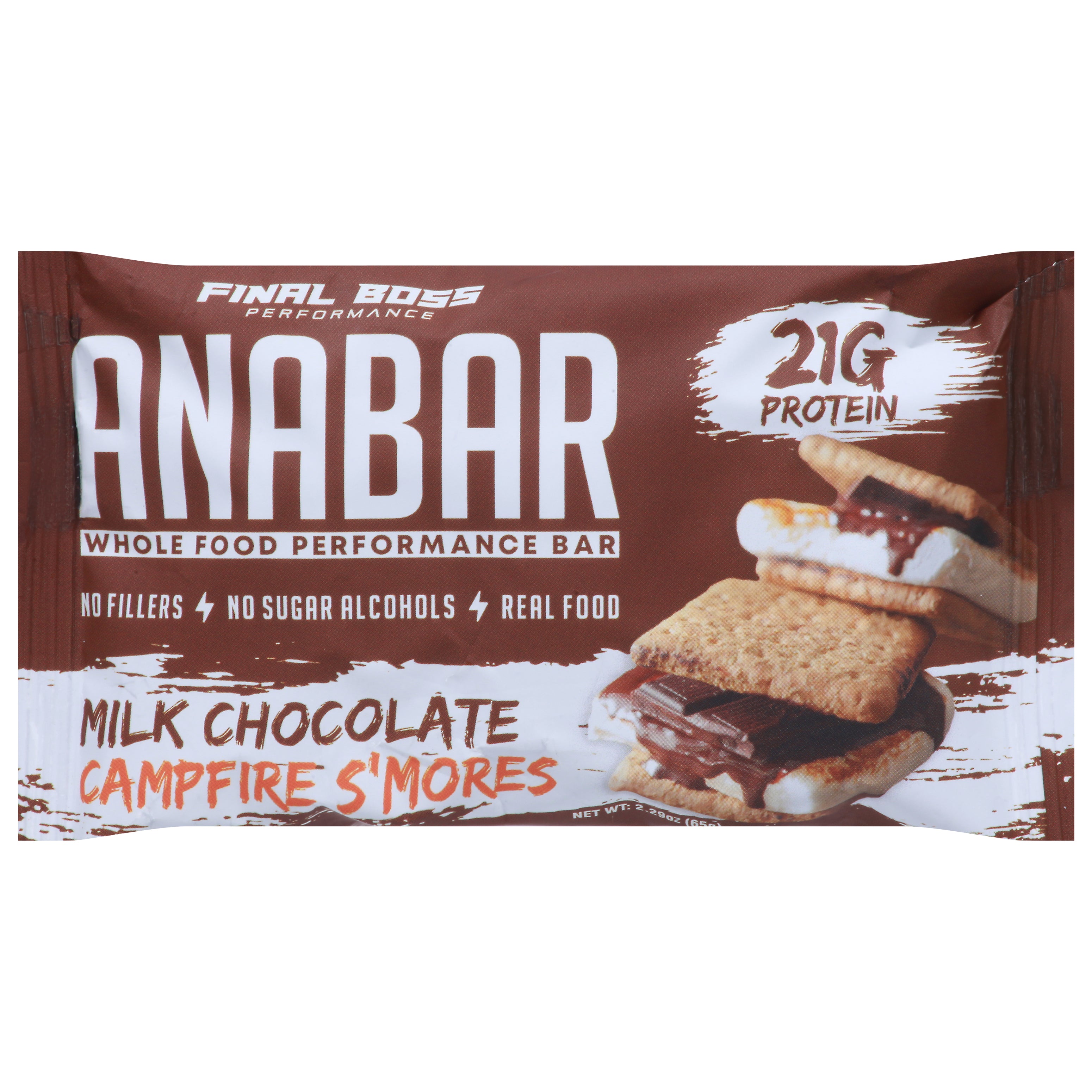 Anabar Milk Chocolate Campfire S'mores Bar 2.29 oz - Case of 12