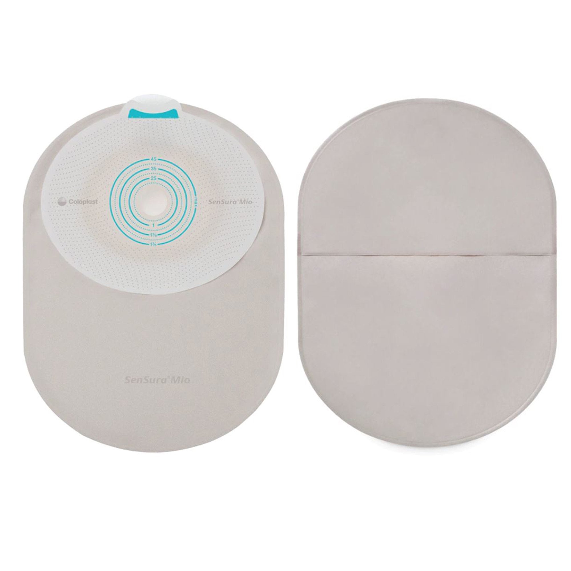Coloplast - Ostomy Pouch SenSura® Mio One-Piece System 8-1/4 Inch Length, Maxi Flat, Pre-Cut 1-3/8 Inch Stoma Closed End [30/BX]