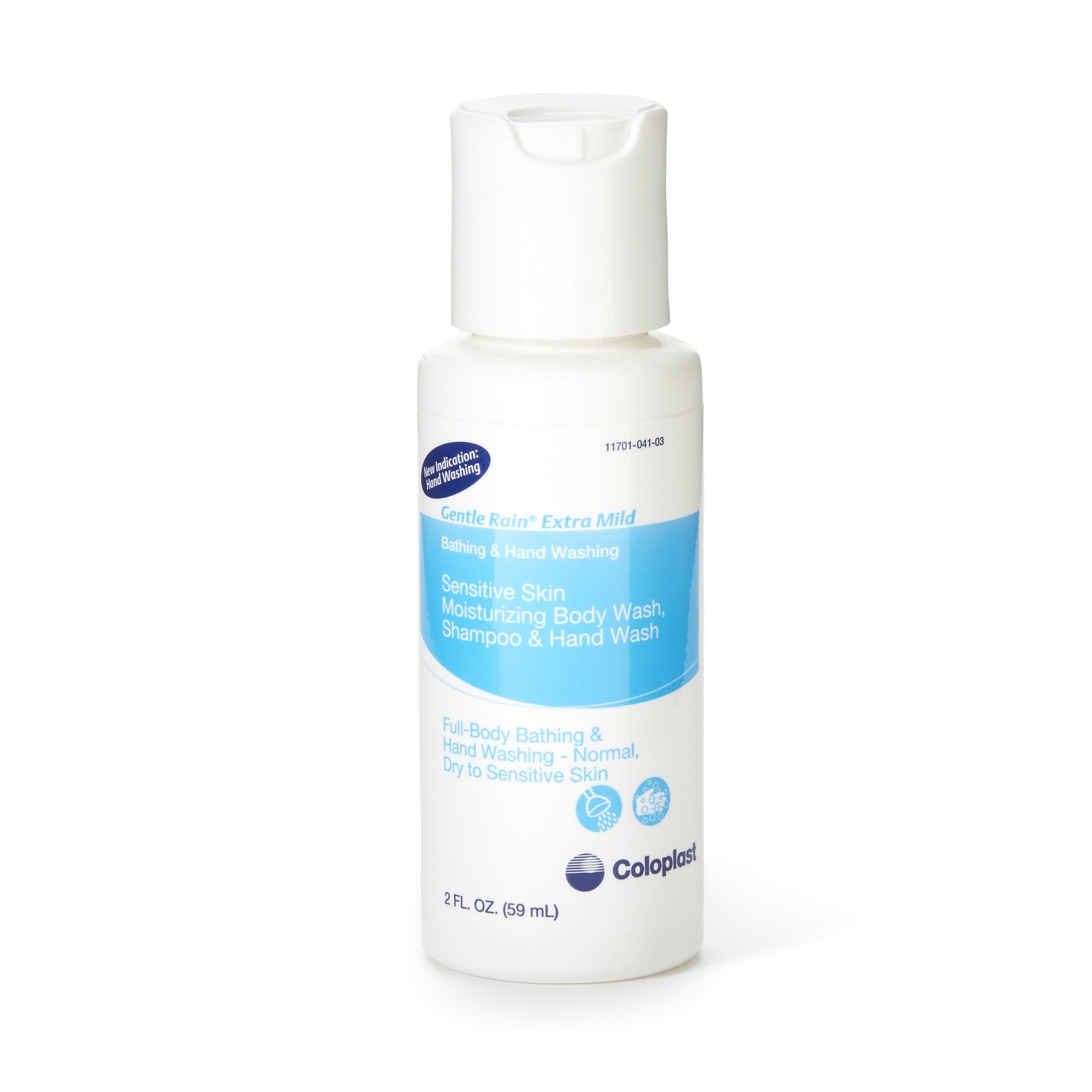 Coloplast - Shampoo and Body Wash Gentle Rain® 2 oz. Flip Top Bottle Scented [1/EA]