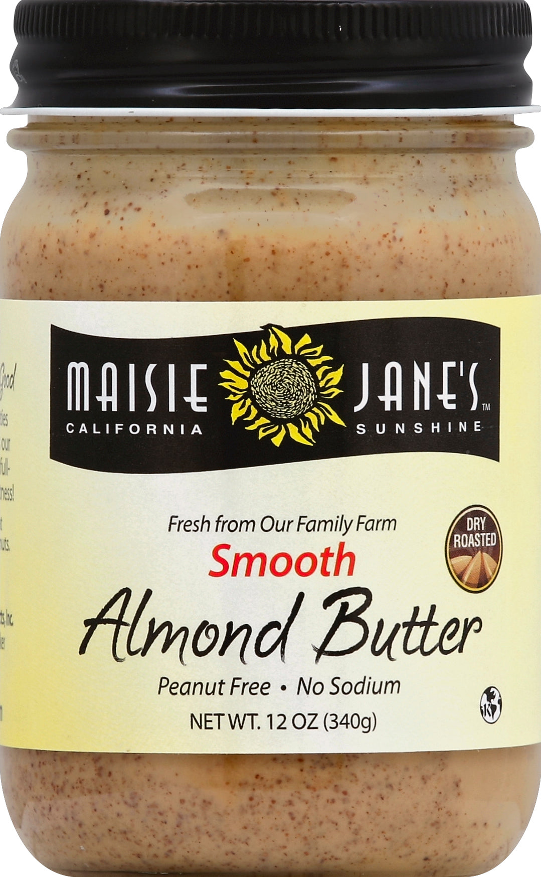 Maisie Janes California Sunshine Almond Butter 12 oz - Case of 6