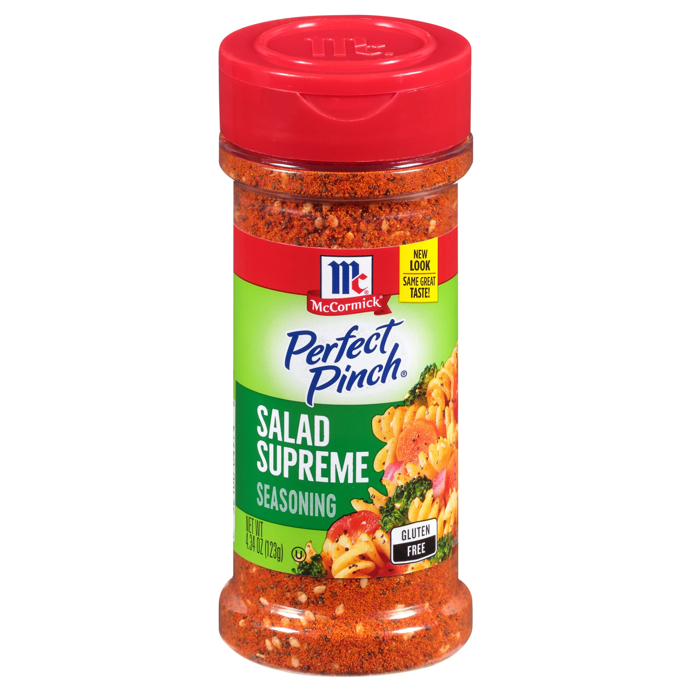 McCormick Perfect Pinch Gluten Free Salad Supreme Seasoning, 4.34 oz - Case of 6