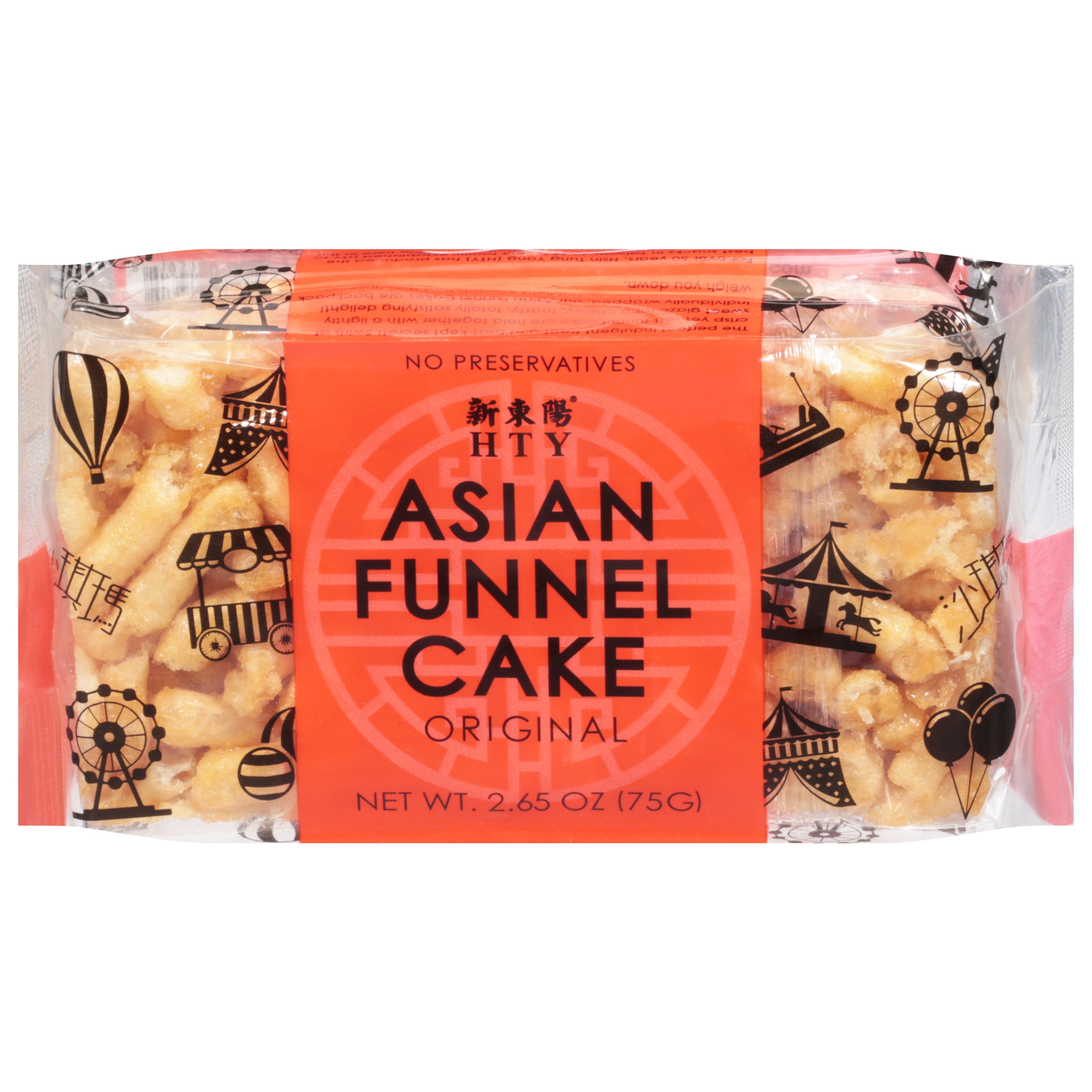 Hty Original Asian Funnel Cake 2.65 oz - Case of 10