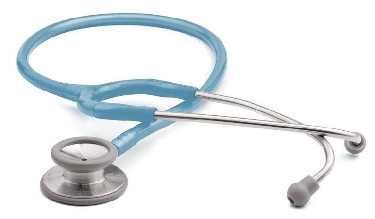 American Diagnostic Corp - Clinician Stethoscope Adscope® 603 Ceil Blue 1-Tube 22 Inch Tube Double Sided Chestpiece [1/EA]