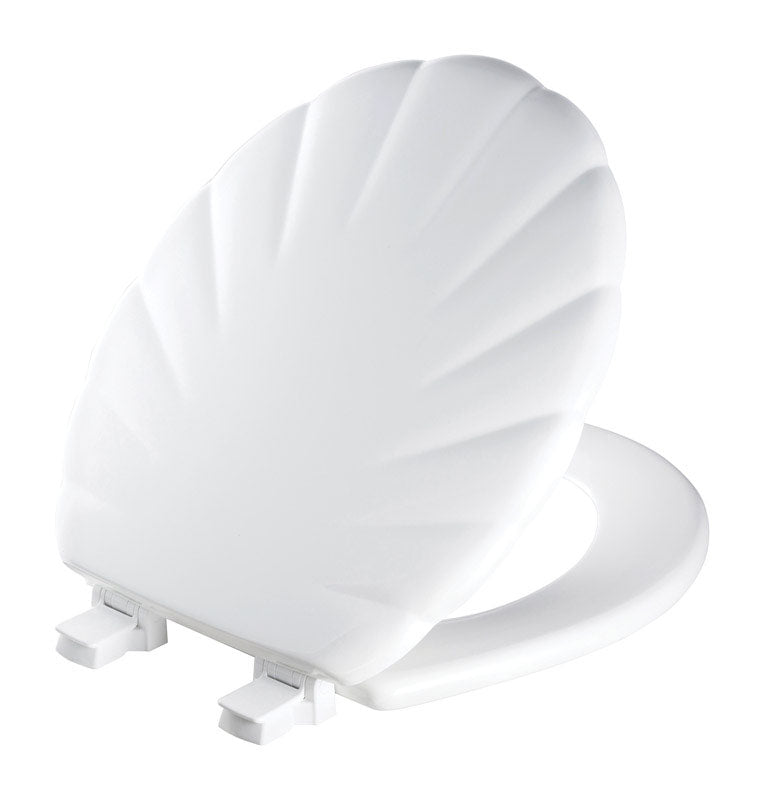 BEMIS - Bemis Round White Molded Wood Toilet Seat [22ECA 000]