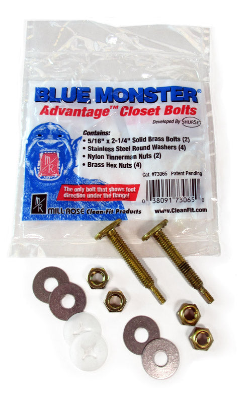 BLUE MONSTER - Blue Monster Closet Bolts [73065]