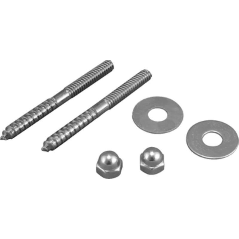 PLUMB PAK - Plumb Pak Toilet Screw Set Brass Plated Steel