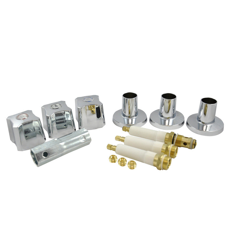 DANCO - Danco For Kohler Chrome Tub and Shower 3-Handle Remodeling Kit