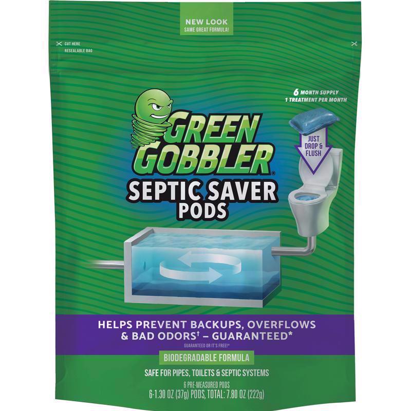 GREEN GOBBLER - Green Gobbler Tablet Septic System Cleaner 6 ct