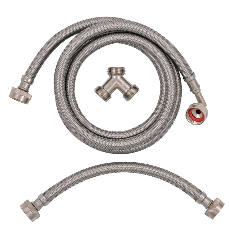 EASTMAN - Eastman 3/4 in. FHT X 3/4 in. D FHT 6 ft. Stainless Steel Installation Kit