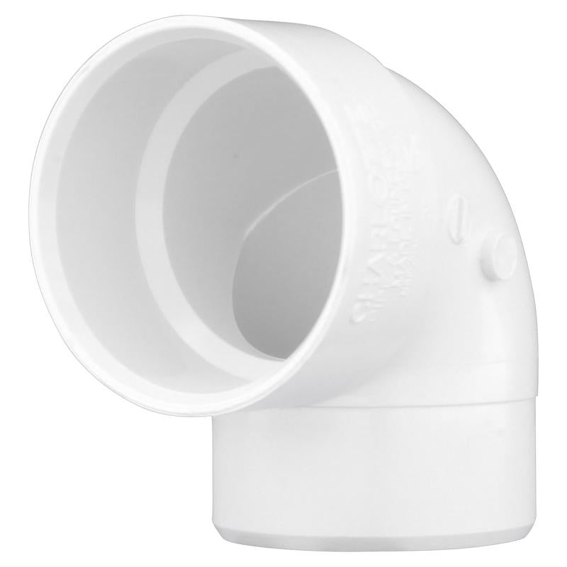 CHARLOTTE PIPE - Charlotte Pipe Schedule 40 1-1/2 in. Hub X 1-1/2 in. D Spigot PVC Elbow 1 pk