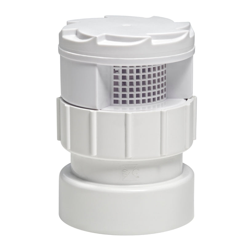 TURBOVENT - TurboVent 250 Series Schedule 40 1-1/2 in. Hub in. X 2 in. D Hub PVC Air Admittance Valve 1 pk
