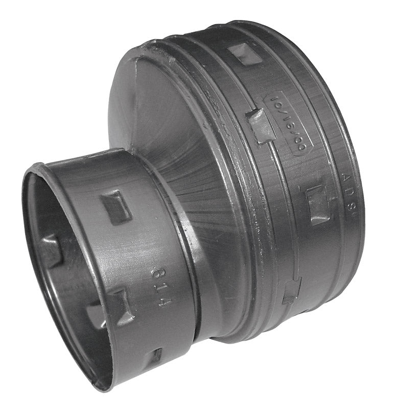 ADVANCE DRAINAGE SYSTEMS - Advance Drainage Systems 6 in. Snap X 4 in. D Snap Polyethylene 5-1/2 in. Reducing Coupler 1 pk