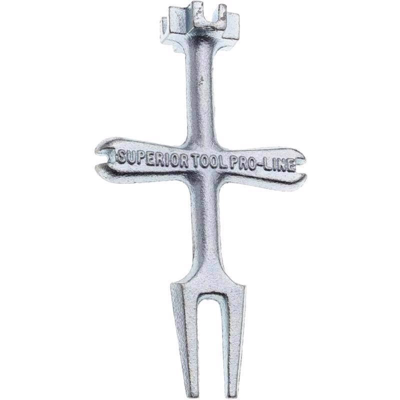 SUPERIOR TOOL - Superior Tool Pro-Line Plug Wrench Silver 1 pc
