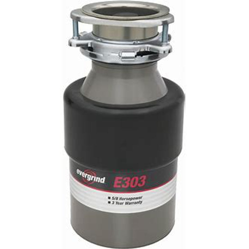 EVERGRIND GARBAGE DISPOSAL 5/8 HP - Evergrind 5/8 HP Continuous Feed Garbage Disposal