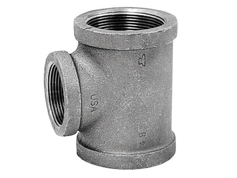 ANVIL INTERNATIONAL - Anvil International 1/2 in. FPT X 1/2 in. D FPT 3/8 in. D FPT Galvanized Malleable Iron Reducing Tee
