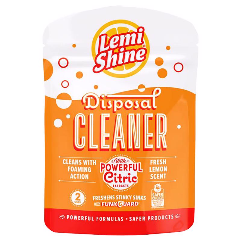 LEMI SHINE - Lemi Shine Lemon Scent Garbage Disposal Cleaner 8.46 oz Powder - Case of 10