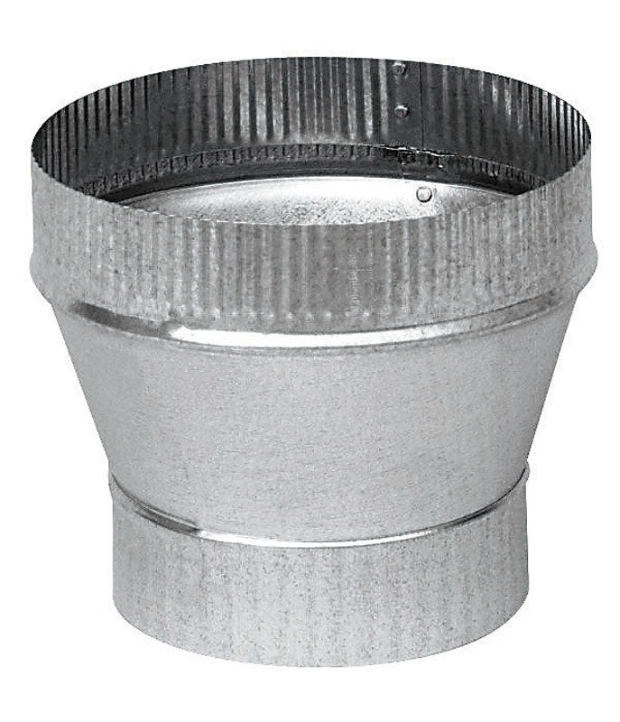 IMPERIAL - Imperial 4 in. D X 6 in. D Galvanized Steel Furnance Pipe Increaser