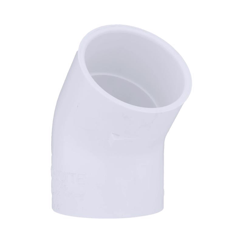 CHARLOTTE PIPE - Charlotte Pipe Schedule 40 2-1/2 in. Slip X 2-1/2 in. D Slip PVC Elbow 1 pk [PVC 02309 1700]