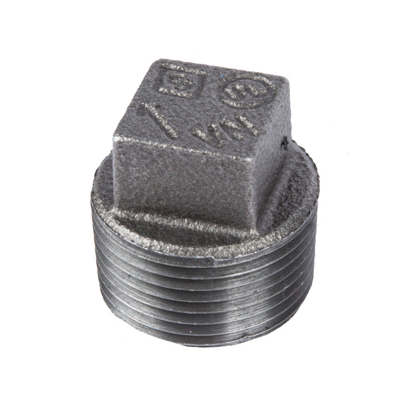 B & K - STZ Industries 1 in. MIP each Black Malleable Iron Plug