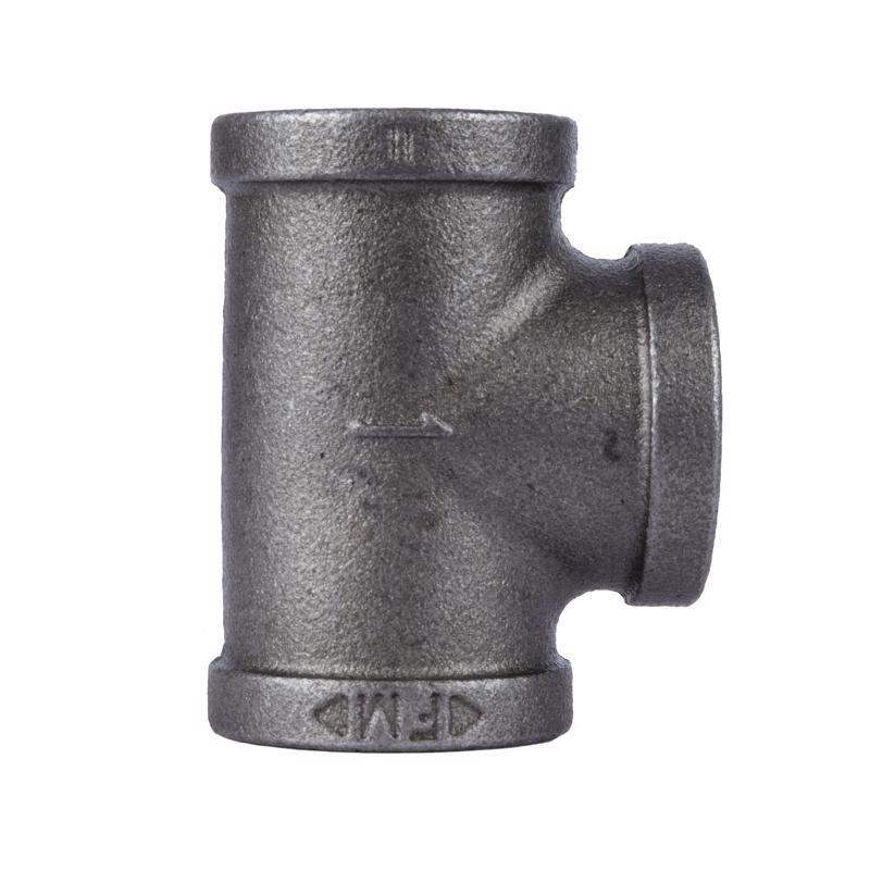 B & K - STZ Industries 1 in. FIP each X 1 in. D FIP 1 in. D FIP Black Malleable Iron Tee - Case of 5