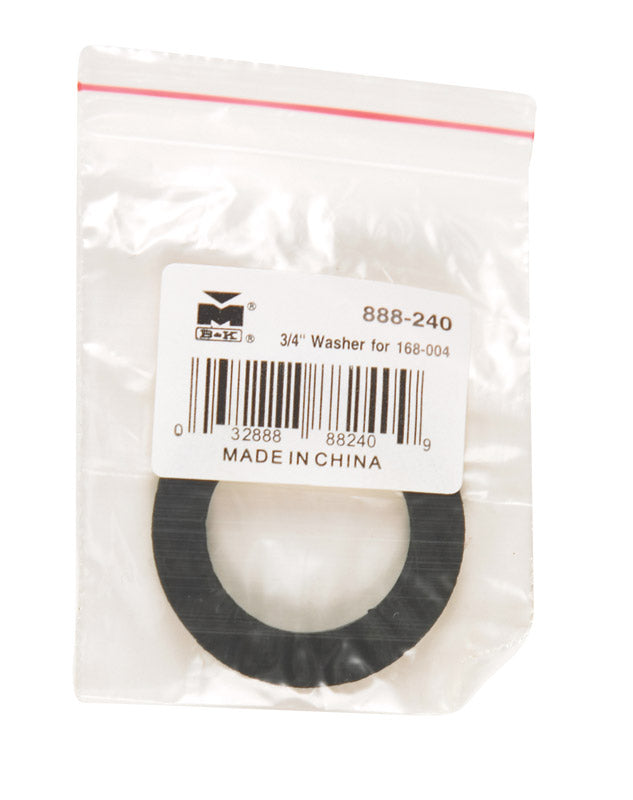 B&K - B&K 3/4 in. D Rubber Washer 5 - Case of 5